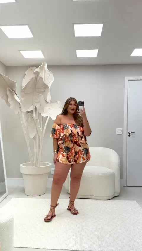Conjunto Estampado Plus Size