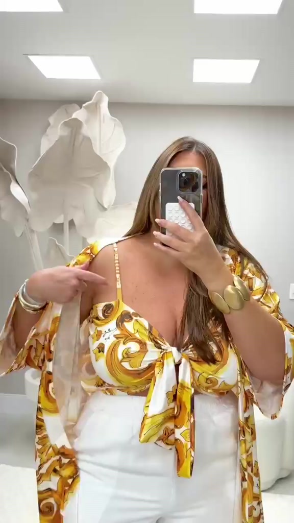 Conjunto Kimono Plus Size