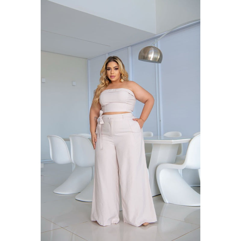 Conjunto Plus Size - Top e Calça