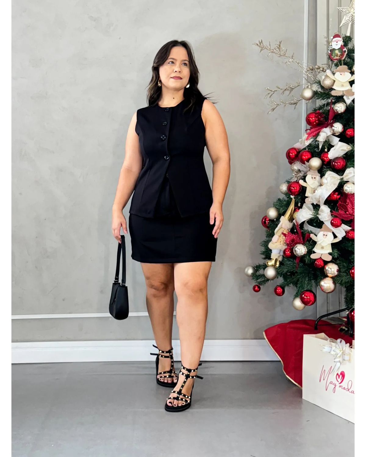 Conjunto Vitória Saia e Colete