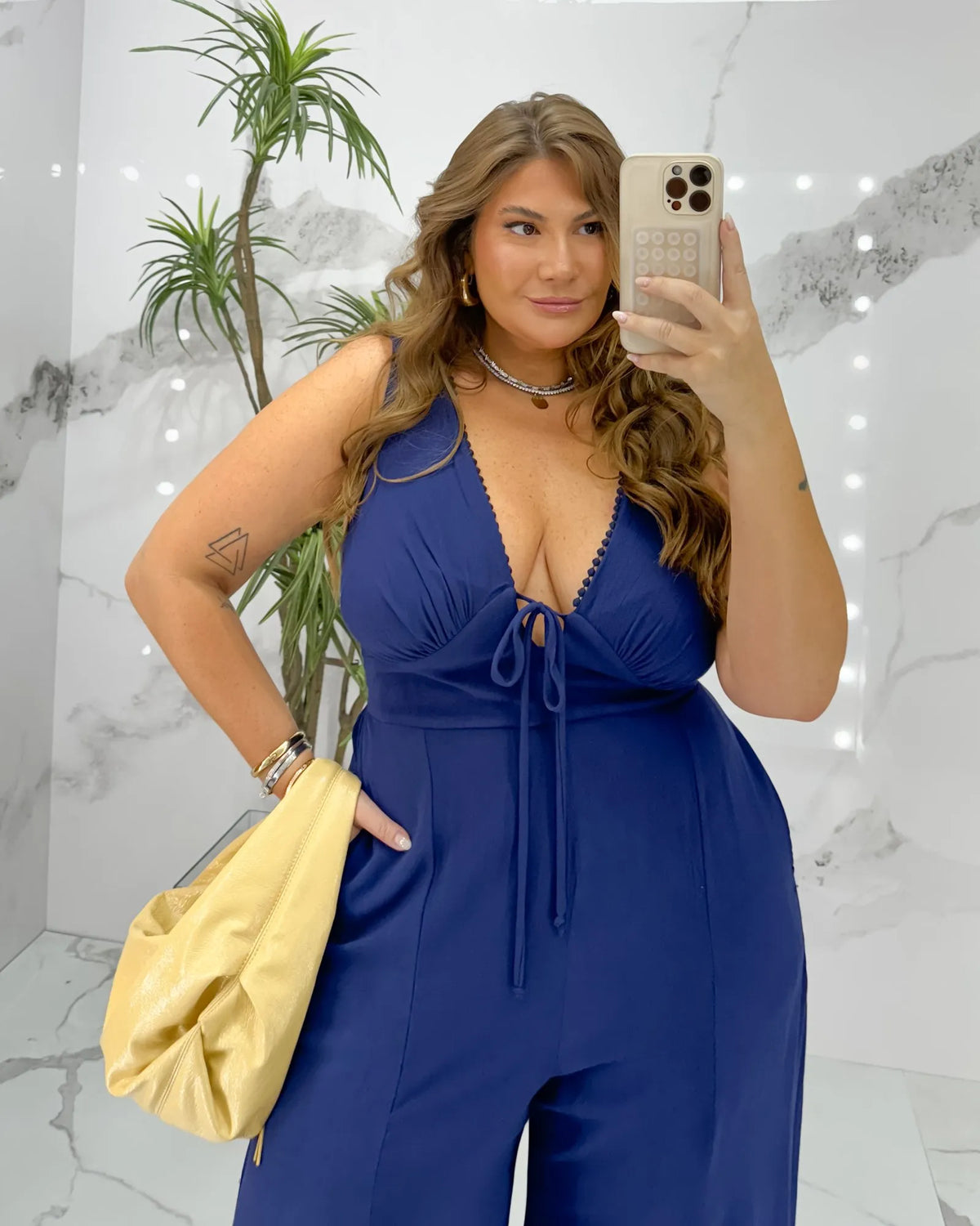 Macacão Maresias Plus Size (COMPRE 1 LEVE 2) + Bolsa de Brinde