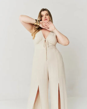 Macacão Maresias Plus Size (COMPRE 1 LEVE 2) + Bolsa de Brinde