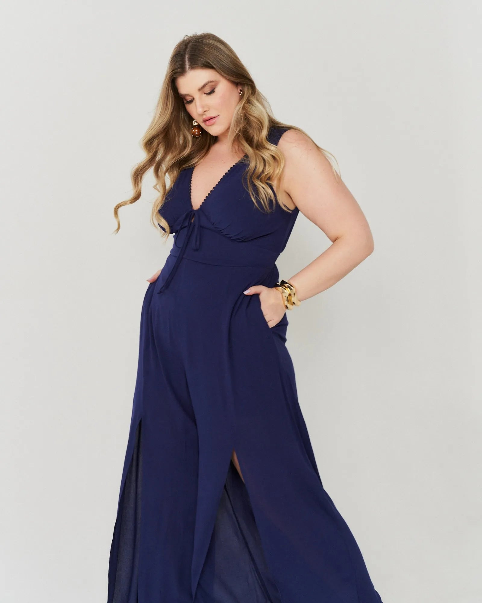 Macacão Maresias Plus Size (COMPRE 1 LEVE 2) + Bolsa de Brinde