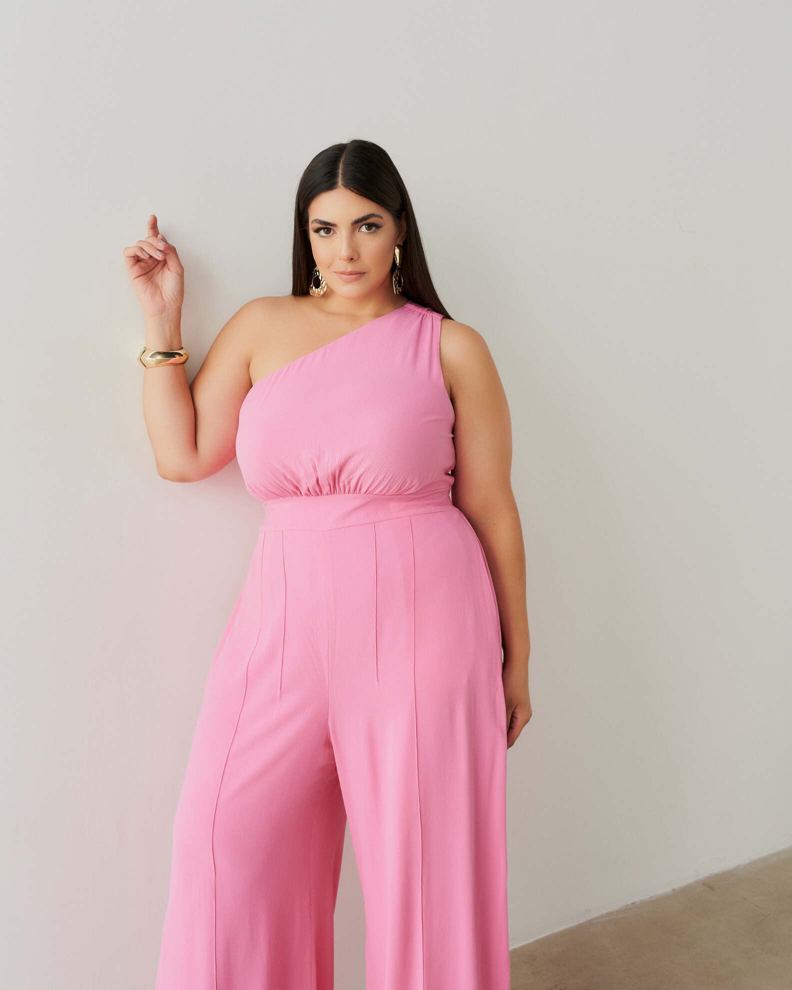 Macacão Ombro Só Plus Size (COMPRE 1 LEVE 2) + Bolsa de Brinde