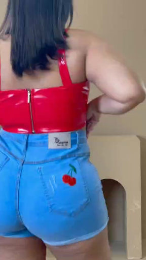 Short Jeans Plus Size Bordado