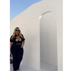 Calça Jeans Plus Size Wide Leg