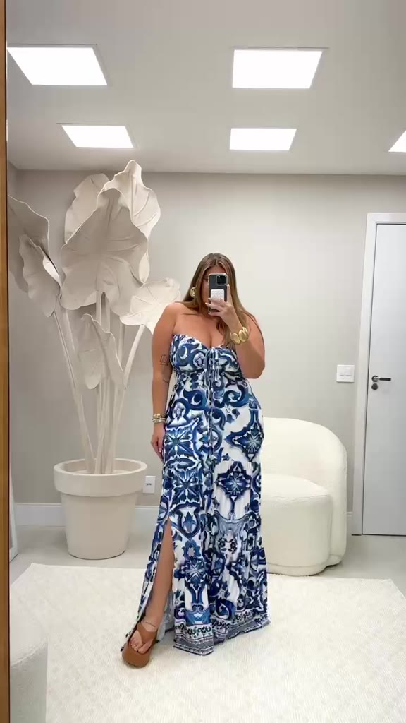 Vestido Longo Premium Plus Size