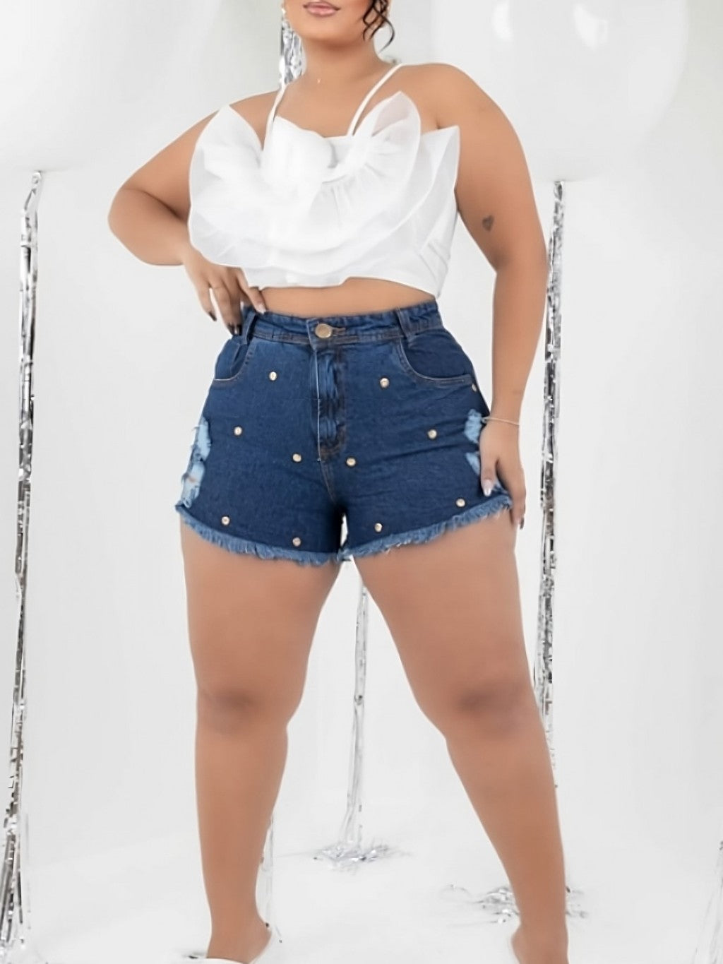Short Jeans Plus Size