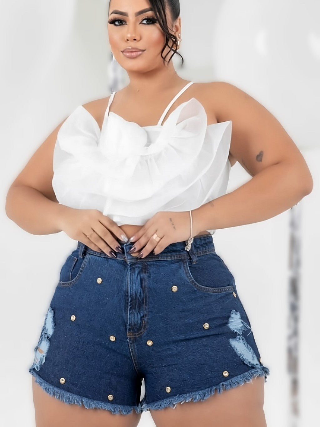 Short Jeans Plus Size