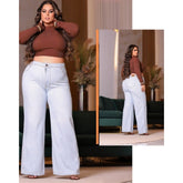 Calça Plus Size Wide Leg