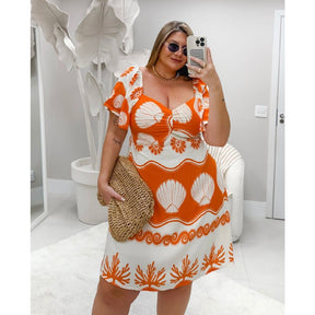 Vestido Conchas Plus Size