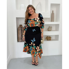 Vestido Mídi Plus Size