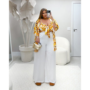 Conjunto Kimono Plus Size