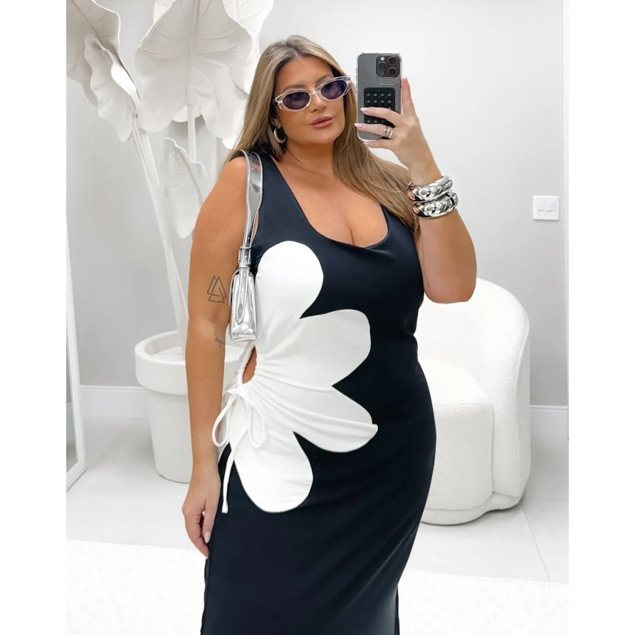 Vestido Tropicália Duas Alças Plus Size