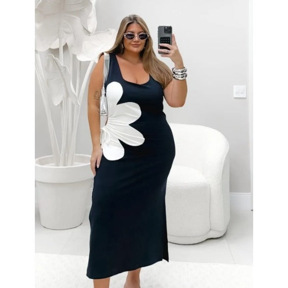 Vestido Tropicália Duas Alças Plus Size