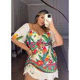 Vestido Arara Estampado Plus Size