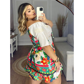 Vestido Arara Estampado Plus Size