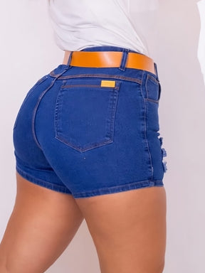 Short Jeans Plus Size + Cinto exclusivo