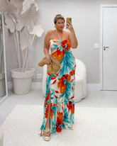 Vestido Vanessa Tropicália + Bolsa de Brinde