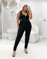 Macacão Canelado 3D + Bolsa de Brinde