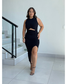 Vestido Canelado Premium