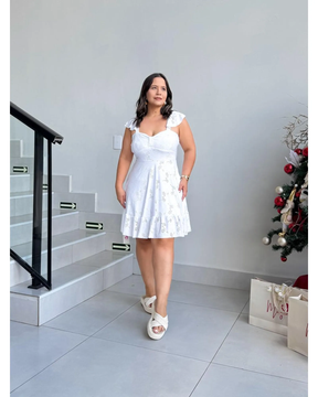 Vestido Curto em Leise de Malha