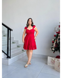Vestido Curto em Leise de Malha