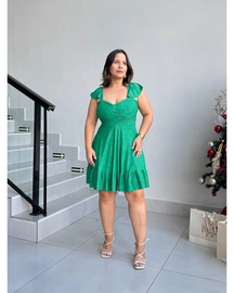 Vestido Curto em Leise de Malha