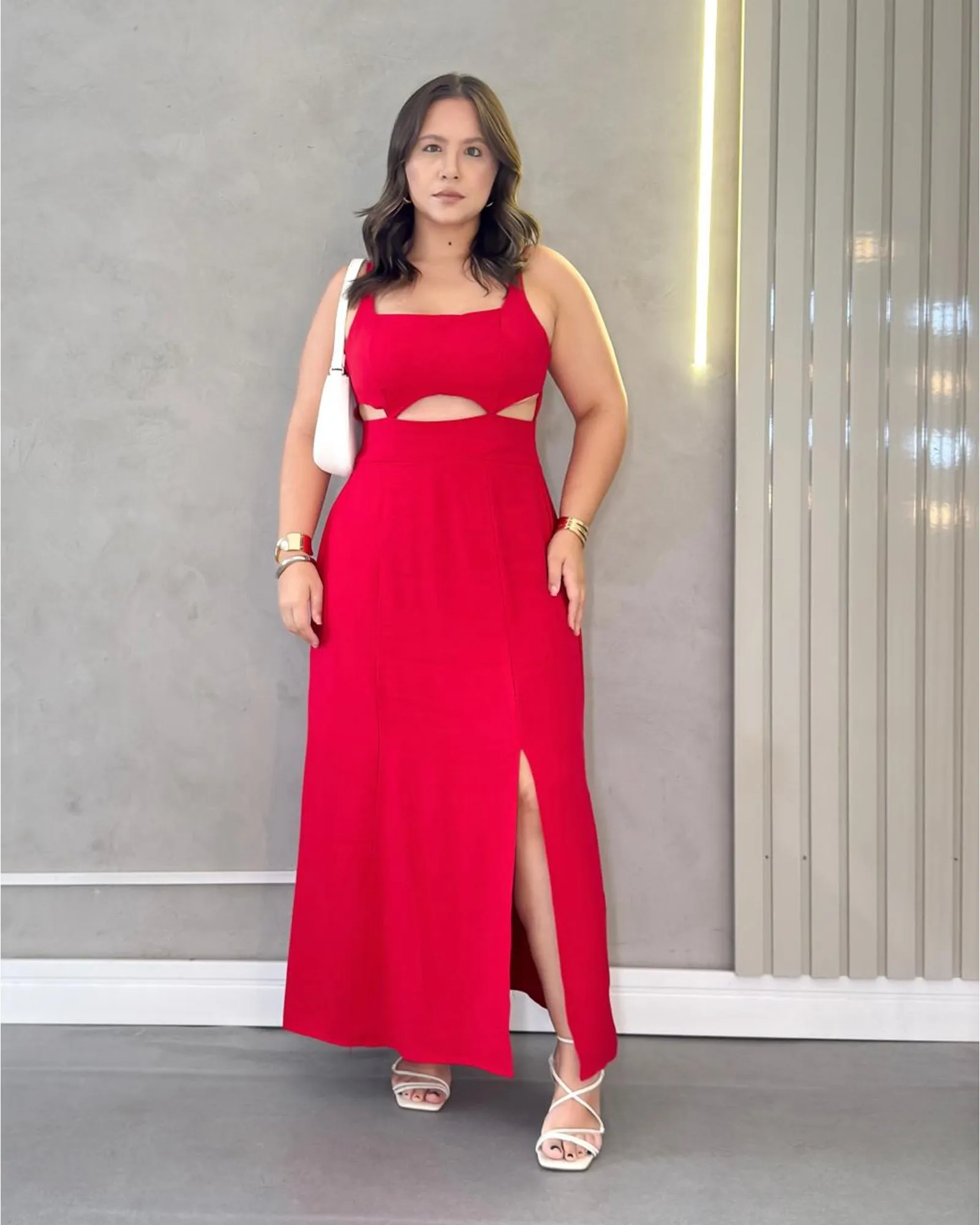 Vestido Longo Mara Luxe - COMPRE 1 LEVE 2 + Bolsa Brinde