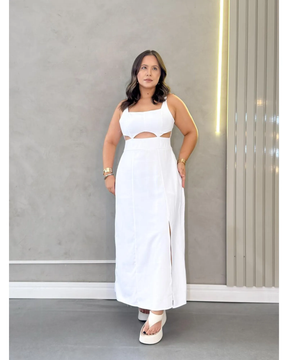 Vestido Longo Mara Luxe - COMPRE 1 LEVE 2 + Bolsa Brinde