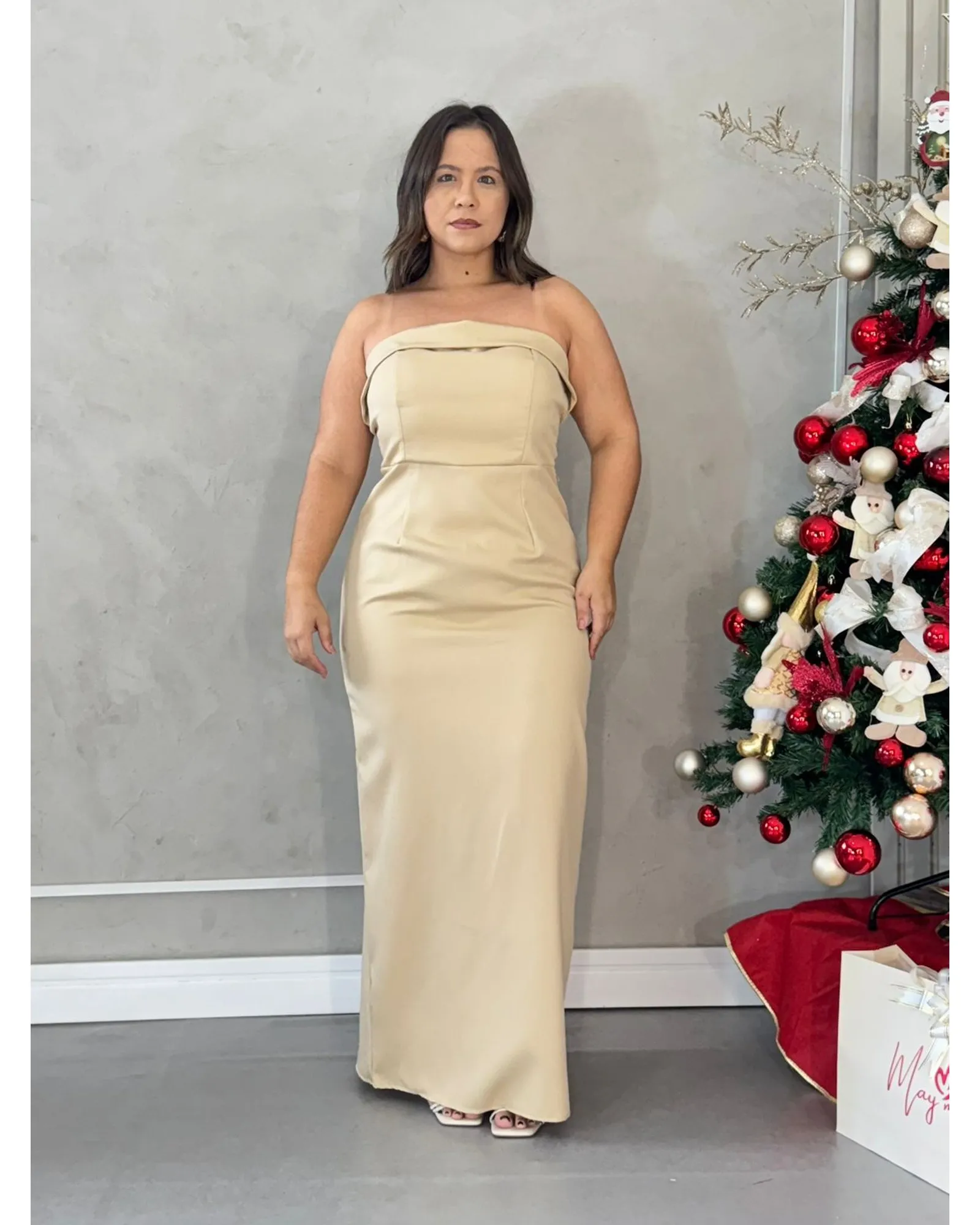 Vestido Longo Tomara Que Caia