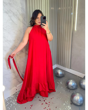 Vestido Longo Elegância