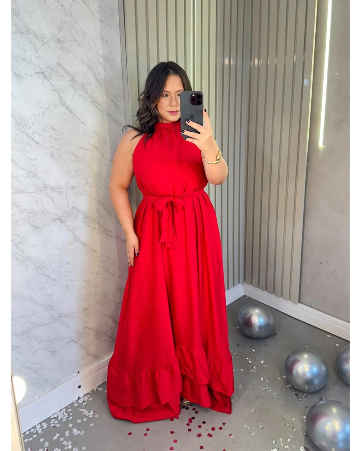 Vestido Longo Elegância