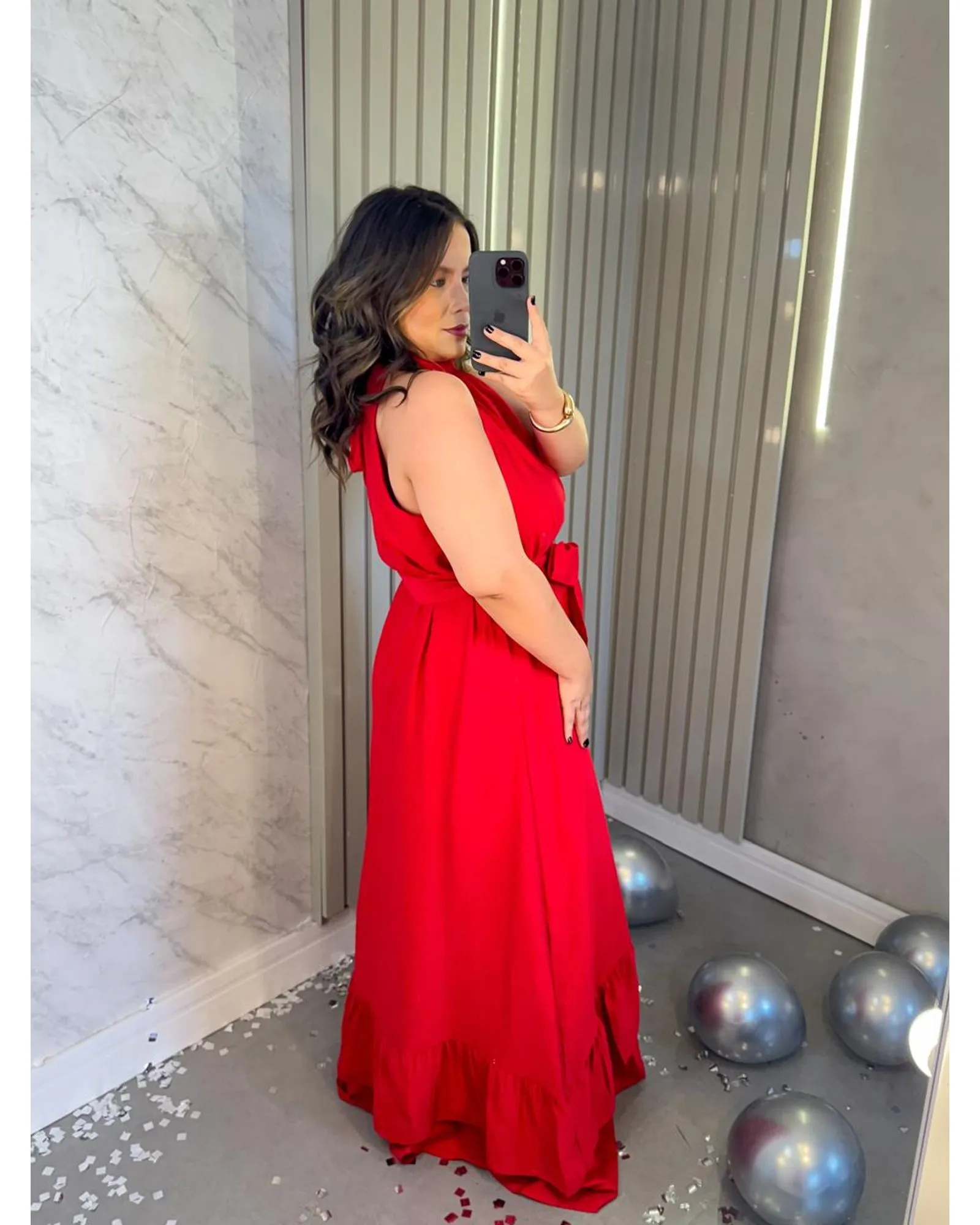 Vestido Longo Elegância