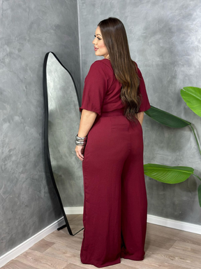 Macacão Vitória - COMPRE 1 LEVE 2 + GANHE UMA BOLSA (LOOK COMPLETO)