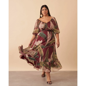 Vestido Helena - COMPRE 1 LEVE 2 + GANHE UMA BOLSA (LOOK COMPLETO)