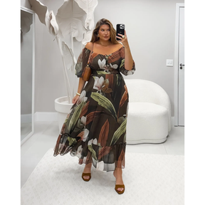 Vestido Helena - COMPRE 1 LEVE 2 + GANHE UMA BOLSA (LOOK COMPLETO)