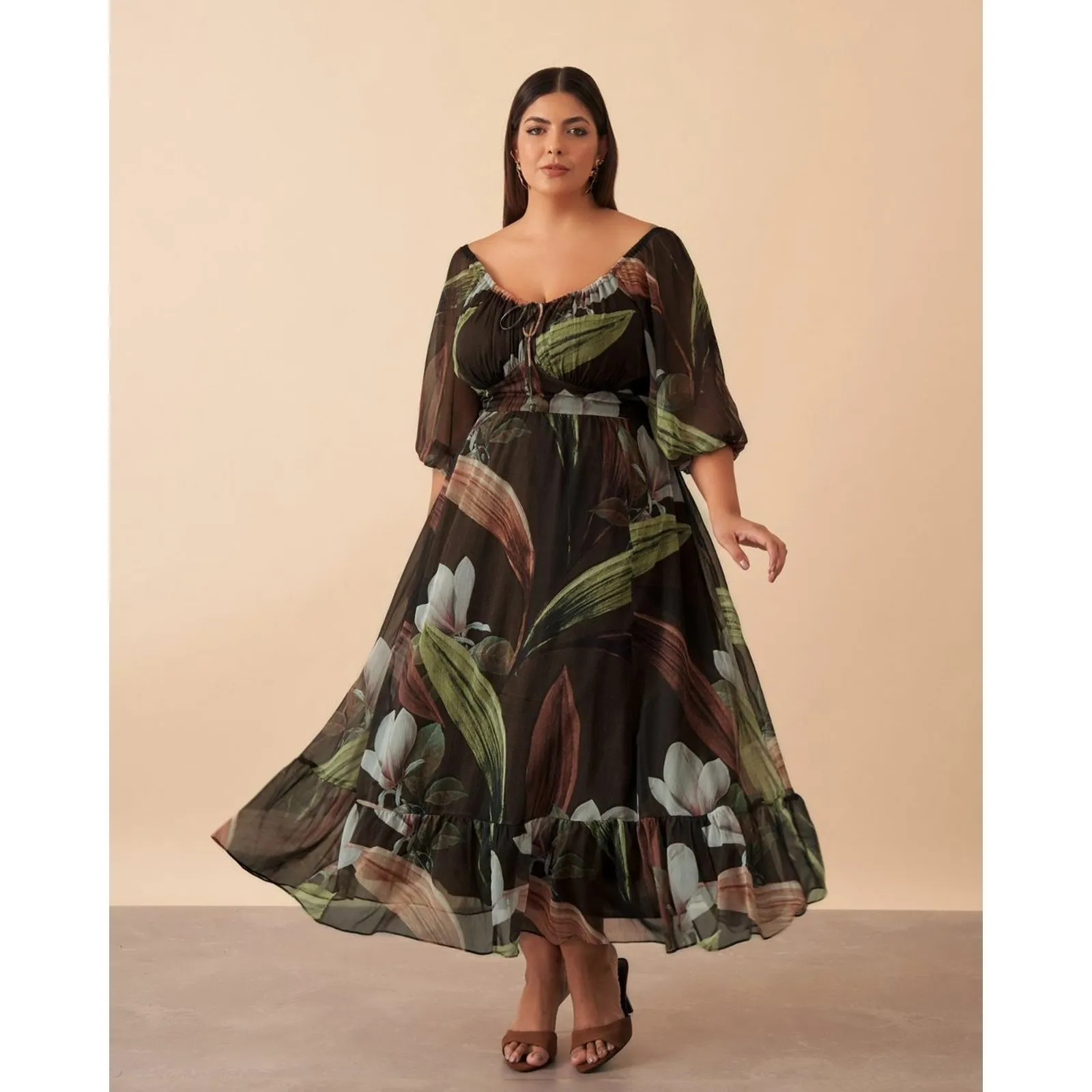 Vestido Helena - COMPRE 1 LEVE 2 + GANHE UMA BOLSA (LOOK COMPLETO)