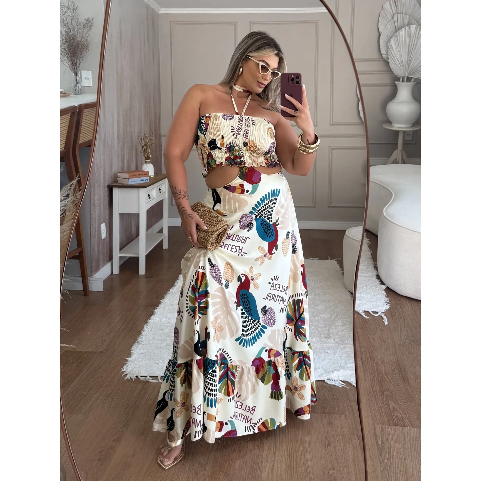 Conjunto Multiformas Búzios - GANHE UMA BOLSA (LOOK COMPLETO)