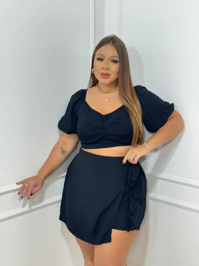 Conjunto Basic Florença - COMPRE 1 LEVE 2 + GANHE UMA BOLSA (LOOK COMPLETO)